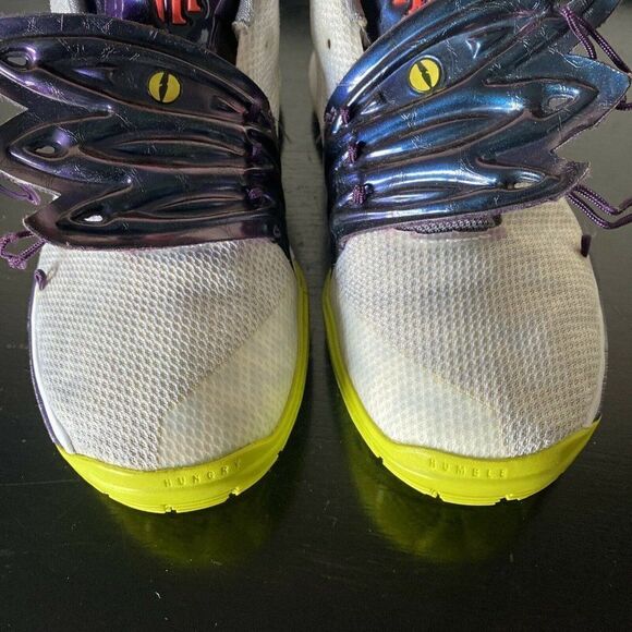 SIZE 4 YOUTH NIKE KYRIE 5 WHITE / GREEN AQ2456-102 SNEAKERS BASKETBALL - Picture 5 of 12